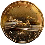 Canadian Loonie Coin